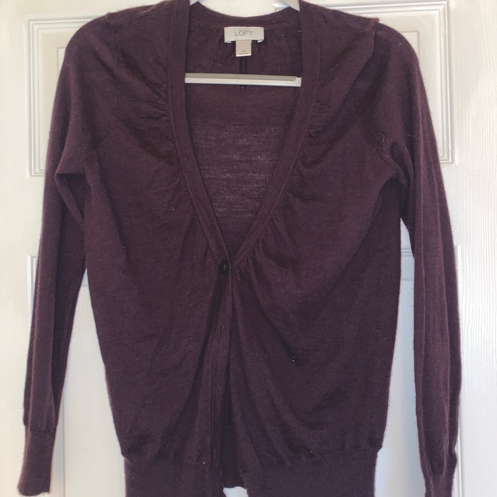 Ann Taylor Button Cardigan